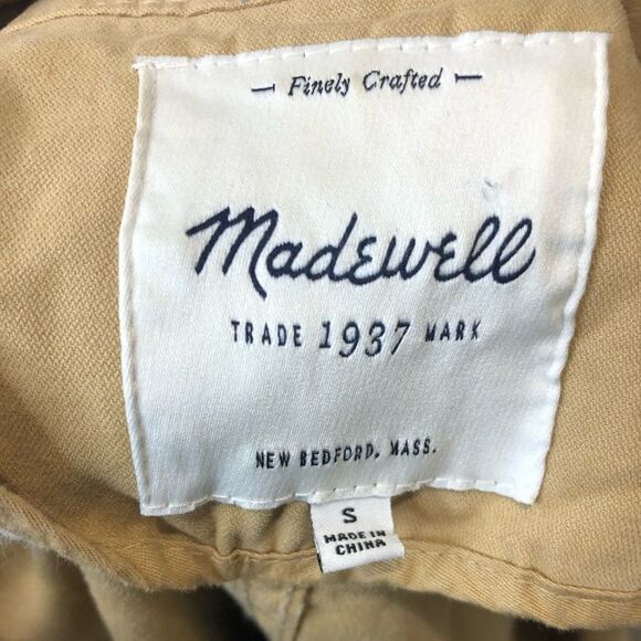 Madewell  khaki zip front jacket size small - Picture 10 of 14